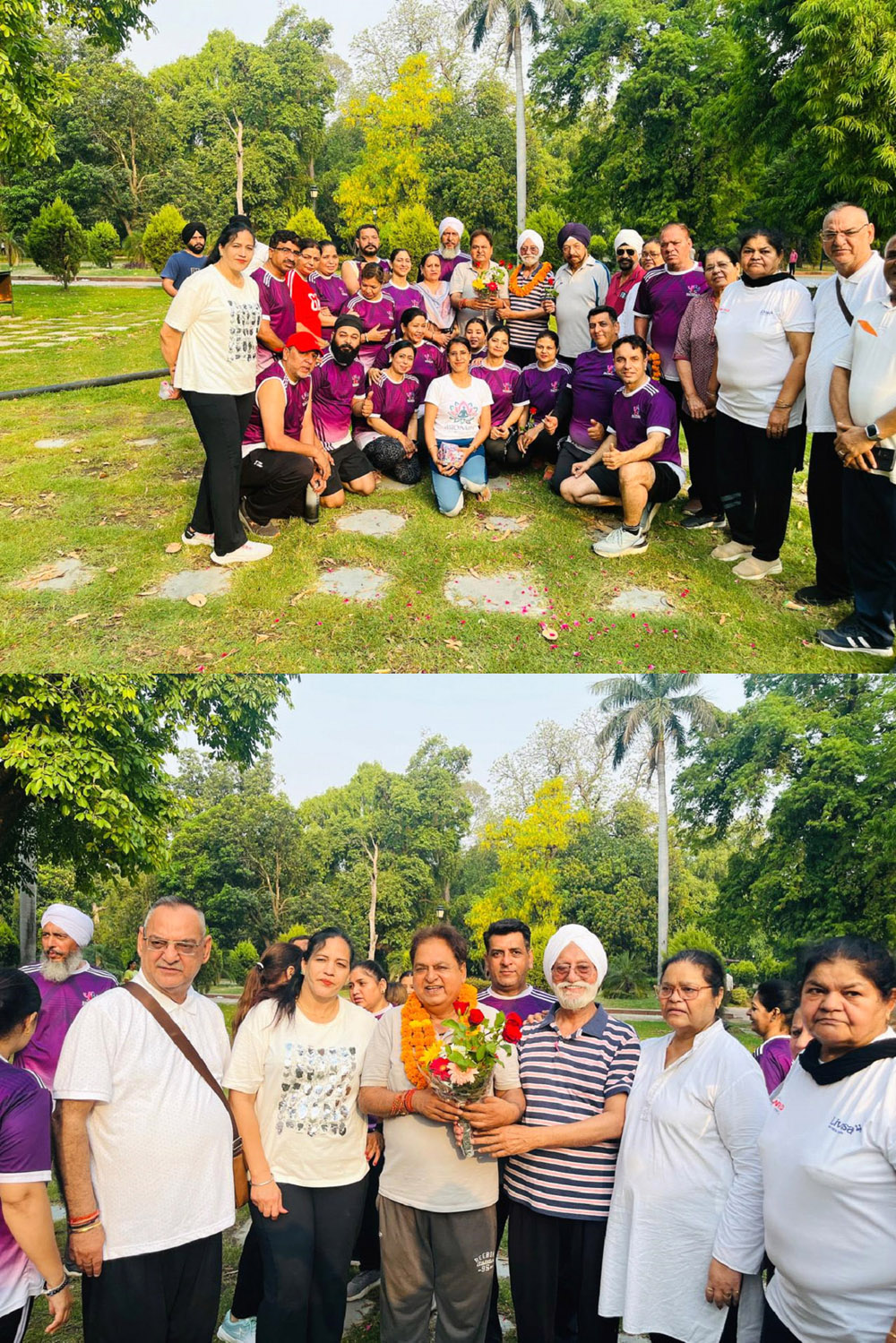 War against drugs: One day yoga camp organized at Baradari Garden Patiala.